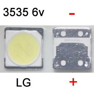اس ام دی 6 ولت سایز 3535 مخصوص بک لایت تلویزیون مدل فابریک ال جی